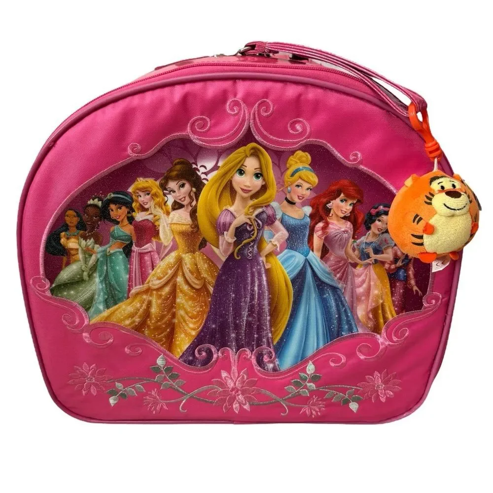 Disney Store Disney Princess Rolling Luggage/Carry-on Suitcase Extending Handle
